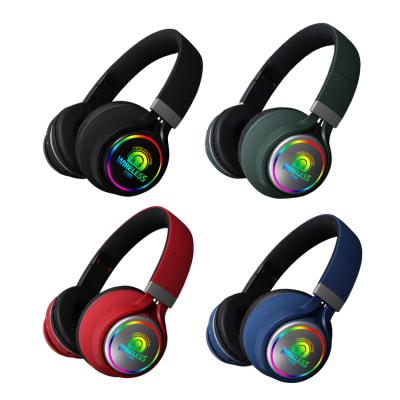 China Special Design LED RGB Game Light Earphone Foldable Wireless Earbuds Gaming Earphone Headset For PS4 PS5 Gamer for sale