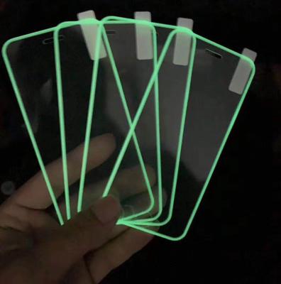 China Luminous Mobile Phone 9H Tempered Glass Mobile Phone Screen Protector For iPhone Side Glow Glass for sale