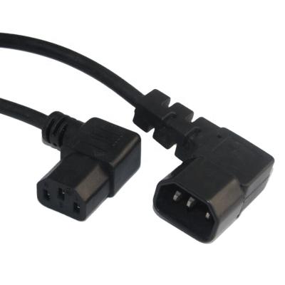 China Home Appliance Xinsheng 90 Degree Angle IEC C13 Plug PC Power Cord 3m Cable C13 To C14 Power Cord for sale