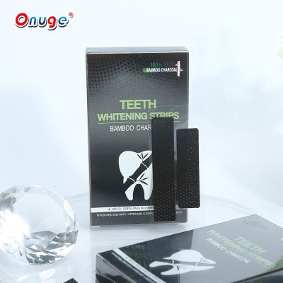 China Healthy Teeth Whitening 2021 Professional Black Peroxide Onuge PAP Teeth Whitening Strips Non Cleaning Tooth Whitening for sale