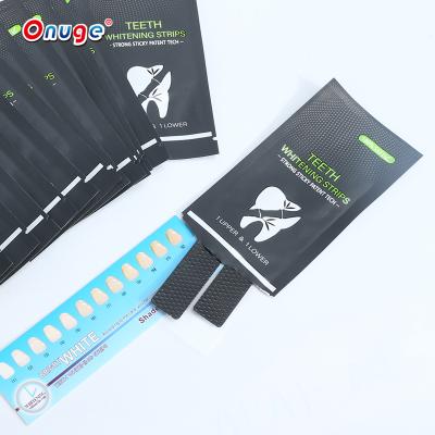 China Healthy Teeth Whitening Onuge Cleaning Teeth Whitening Strips With Charcoal, Activated Charcoal Teeth Whitening Strips Kit for sale