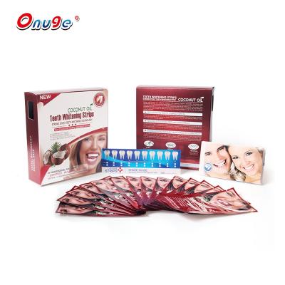 China Daily Home Teeth Whitening Supplier Coconut Teeth Whitening Strips Perxiode for sale