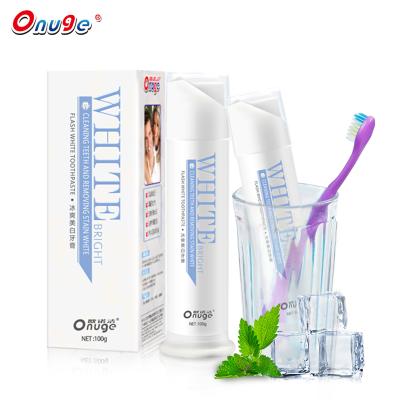 China Whitening Private Label Toothpaste Manufacturers Mint Flavor Teeth Whitening Toothpaste for sale