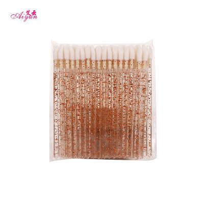 China Smudge Brush AIYUN Factory Accept Wholesale OEM ODM Disposable Glitter Lip Brush Makeup Gloss Wands Lip Applicator for sale