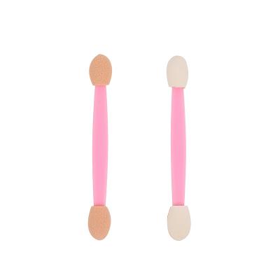 China AIYUN Disposable Factory Accept OEM ODM Wholesale Disposable Makeup Brush Sponge Eyebrow Applicator Eyeshadow Brush for sale