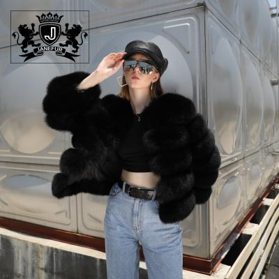 China Factory New Arrival Fox Fur Coat Women Winter Fur Coat Custom Made Viable Wholesale Real Fox Warm Fur Coat for sale