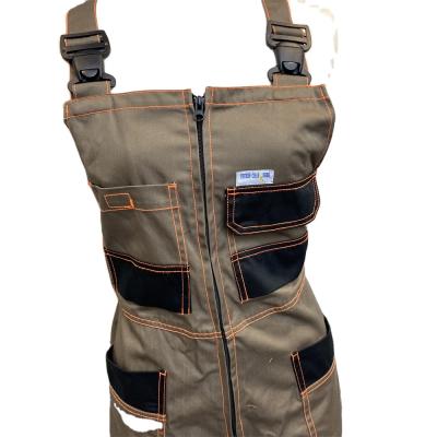 China Fashion New Design Tear-Resistant Running Bib Overalls Industrial Poly / Cotton Workwear Cargo Pants For Men And Women for sale