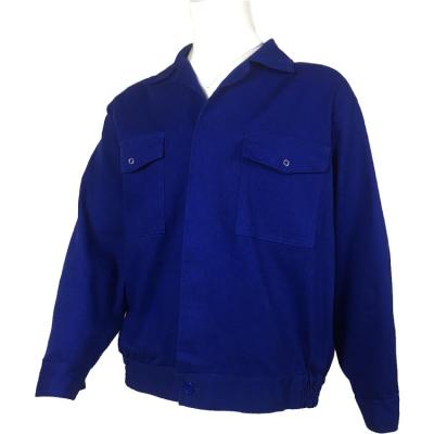 China Fashion Classic Customized OEM TC Drill Work Wear Jacket Long Sleeve Workwear Industrial Workwear Uniform for sale