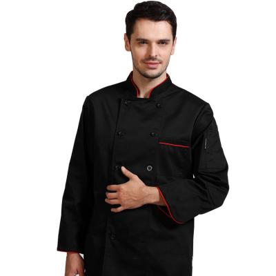 China Anti-wrinkle Wholesale Cheap Price Polyester Cotton Cooks Chef Clothing Mens Restaurants Work Uniforms for sale