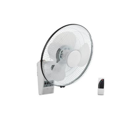 China LED Light AC DC Rechargeable Battery 14 Inch Wall Mounted Fan LED Light With Remote Control for sale