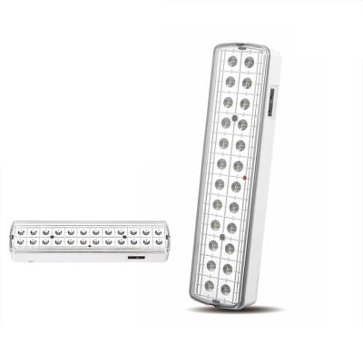 China Red 220V LED Rechargeable LED Emergency Exit Sign Wall Mounted LED Fill Light for sale