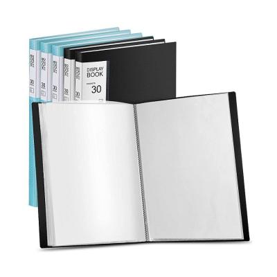 China AFFISURE A4 display book 20/40/60 page durable transparent insert folder clear plastic A4 book folder for sale