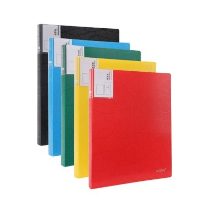 China Cute Durable Stationery Display Book Super Clear Pockets 20 Clear Pocket Plastic Cover Book 200 Sheets for sale