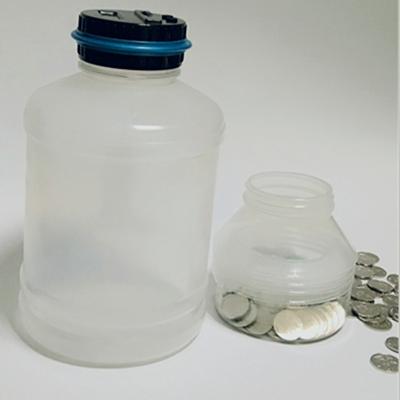 China Eco-friendly Material Electronic Coin Saving Jar Big Money Boxes Digital Counting Coin Money Jar LCD Display Piggy Bank for sale