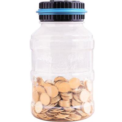 China 2019 Eco-Friendly Coin Counting Jar Money For Kids To Collection Coins Digital Bank Piggy Bank For GBP Currency for sale