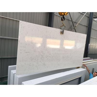 China New Modern Wholesale Material Artificial Stone Quartz Slab Fantastic Calacatta White Quartz for sale