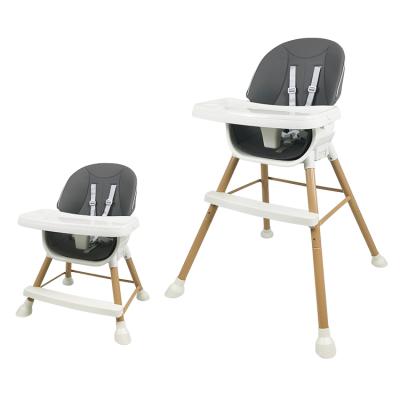 China Safety Comfortable Baby Dining Chair Adjustable Baby Umpire Chair Kids Wooden Baby Dining Feeding Chair for sale