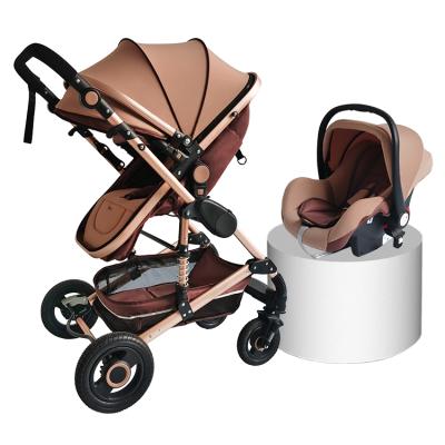 China Adjustable Baby Pram Travel Baby Stroller 3 in 1 Newborn Baby Pram Stroller Carseat for sale