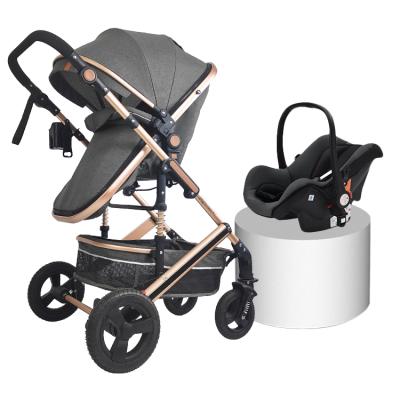 China Eco-friendly Luxury Comfortable Lightweight Baby Stroller Landscape Coggs High Bebe for sale