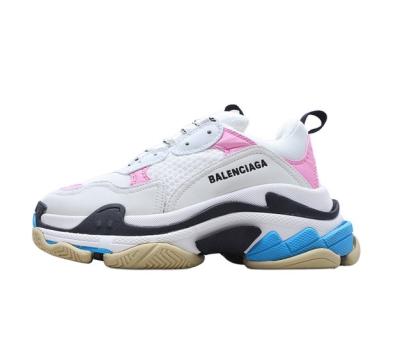 China Fashion Trend Pink Balanciaga Schuhe Triple S-Sneaker Tenis Zapatos Shoes Mens Ladies Shoes Original Trainers Chausireur Runners For Man for sale