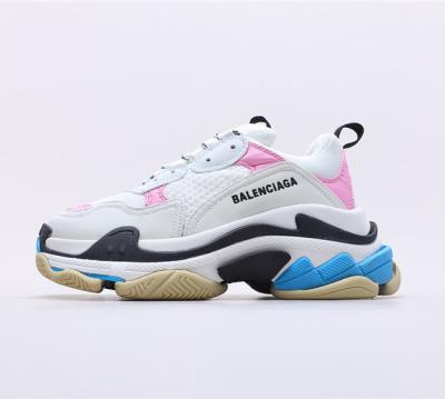 China Fashion Trend Pink Balanciaga Schuhe Triple S-Sneaker Tenis Zapatos Shoes Mens Ladies Shoes Original Trainers Chausireur Runners For Man for sale