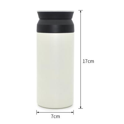 China PORTABLE Reusable To Go Small Stainless Steel Double Wall Vacuum Insulated Tumbler Travel Coffee Water Bottle 350ml for sale