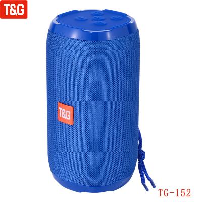 China FM Wireless Waterproof Portable Outdoor Radio Stereo Speaker Music Player Loudspeaker TG152 Built-in Microphone for sale