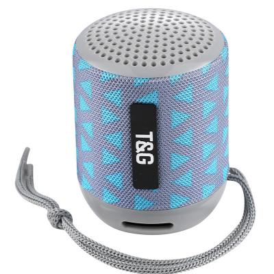 China Tg129 Mini BT Portable Wireless Speaker Cloth Small Waterproof Outdoor Camping Driving Subwoofer for sale