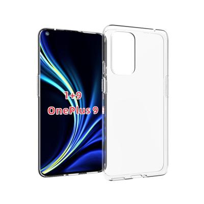 China Shockproof Suitable For One Plus 9 Pro Back Shell Mobile Phone Case Cover Device TPU Transparent Soft Clear Silicone Protec for sale