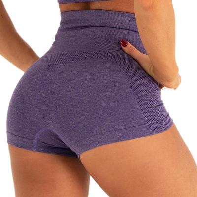 China 2021 Wholesale 2021 Custom Logo Women Anti-Static Tummy Control High Waisted Butt Lift Shorts Yoga Pants Low MOQ Wholesale Yoga Running Shorts for sale