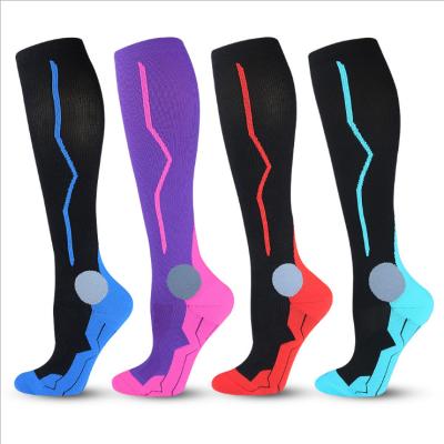 China Custom design sock NEW sport compression breathable copper veins varicose veins clean socks logo mens crew socks for sale