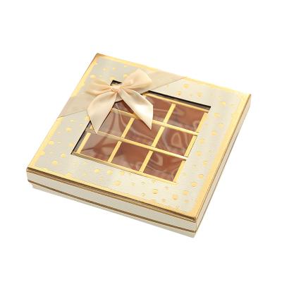 China Recycled materials 25 compartment chocolate box packaging gift box valentine gift box for sale