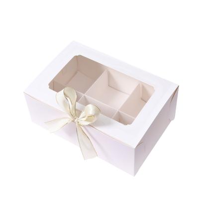 China Factory Direct Sales Recyclable Custom Rectangular Dessert Pure Handmade Packaging Box for sale