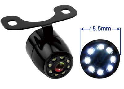 China Water proof 18.5mm Metal Shell Butterfly Car Camera with IR or Led Lights and Mirror Image Parking Lines CCT-ACC0104 for sale