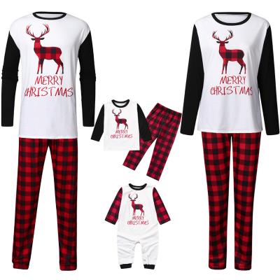 China 20201Sleepwear Man Christmas Baby Clothing Pajamas Home Wear Pijama QUICK DRY T-shirt Child Family Matching Pajamas Teams Sleepwear Suits for sale