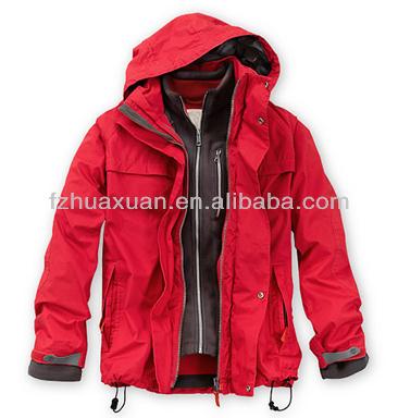 China Men's plus size water-repellency 3in1 softshell jacket for sale