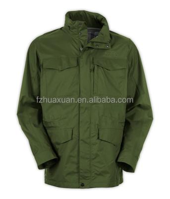 China Coat Green Water And Wind Resistant Mens Rain Coat for sale