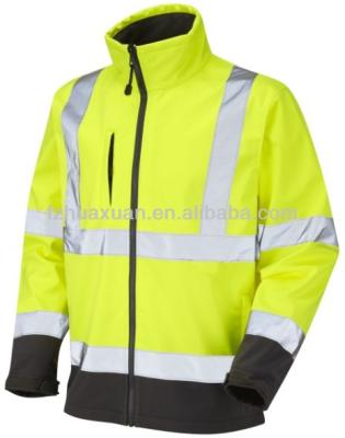 China Men's Hi Strength Reflective Breathable Softshell Waterproof Jacket for sale