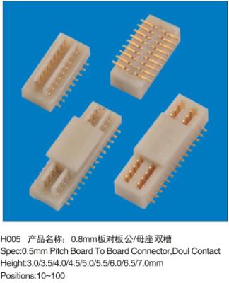 China 0.8MM Plug Female Plug Board Connector To Computer Motherboard Notebook 100 Pins for sale