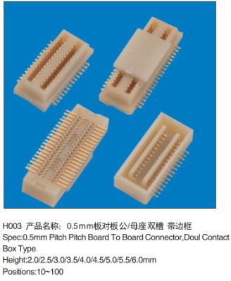 China Plug Board To Board Connector Gold Plated Contact  Box Type For Networking Router for sale