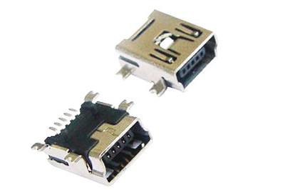 China 0.8mm Pitch Single Row Equal Molex Mini USB Connector 5 Pole For Copier A Type for sale