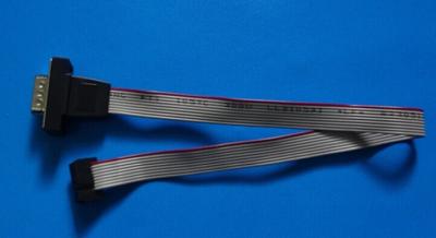 China 1.27MM IDC Cable Asssembly 9 Pin Ribbon Connector For Printed Circuits Board for sale