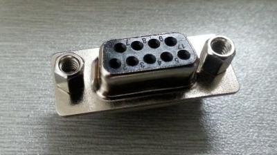 China Crimp Style Socket Molex DB9 Cable Connector For PC , PCBA With Nuts And Bolts for sale