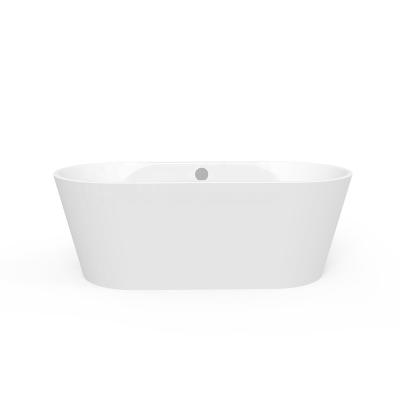 China Wholesale Freestanding Bathtub Detachable Shoe Form Freestanding Acrylic Classic Bathtub for sale