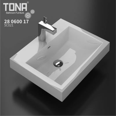 China Europe Inntegrated Smooth Modern Solid Surface Toilet Hand Wash Basins Wc Basin for sale