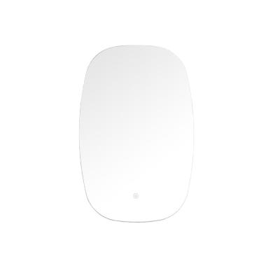 China Modern Style Luminous Led Lighting Decorative Wall Mount Oval Smart Bathroom Mirror For Wholesales for sale