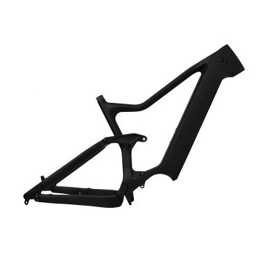 China Per axle (148mm) dengfu E06 motor e bike mountain bike carbon frame big bafang m620 compatible frame for sale