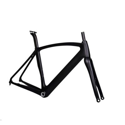 China DengFu FM099 new design disc brake road carbon frame flat disc brake mount disc frame aerial road for sale