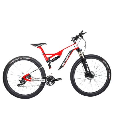 China QR and thru axle compatible carbon fiber 29er mountain bike, MTB carbon mtb custom frame 142x12 BB92 for sale