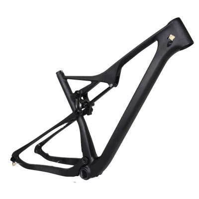 China For NEW 27.5er Plus Mountain Bike Frame 148*12mm carbon fiber mtb frame thru axle full suspension for sale